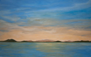 Das Schimmern vom Sonnentau - Acryl auf Leinwand - von Judith Kaffka - kunstpunkt-bern.ch